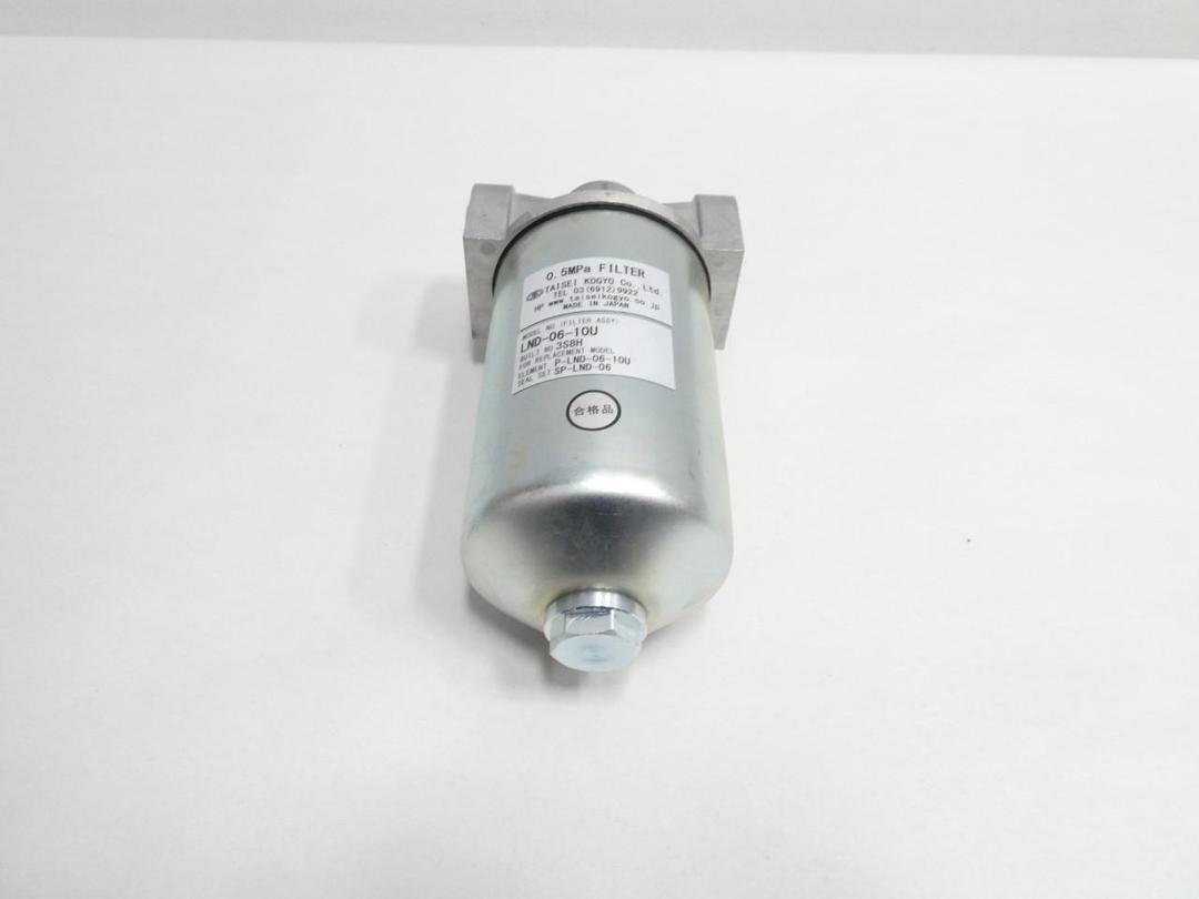 TAISEI KOGYO LND-06-10U OIL FILTER ASSEMBLY 0.5MPA 3/4IN NPT