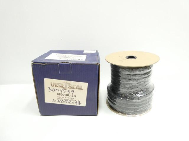 VISESEAL 6800BIL-SS COMPRESSION PACKING 5/8IN 10LB