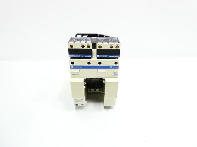 TELEMECANIQUE LD5 LB130BD REVERSING CONTACT BREAKER 24V-DC 9KW