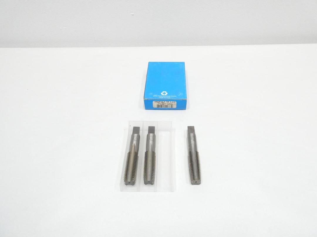 BOX OF 3 GREENFIELD 11663 TAP SET 7/8IN-9NC HS