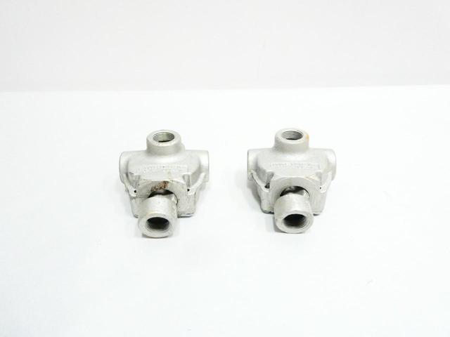 BOX OF 2 CROUSE HINDS ALT22 BALL FLEX PEND HANGER 3/4IN