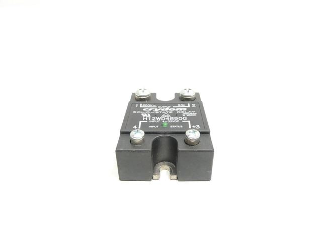 CRYDOM H12WD4890G SOLID STATE RELAY 4-32V-DC 90A AMP 600V-AC