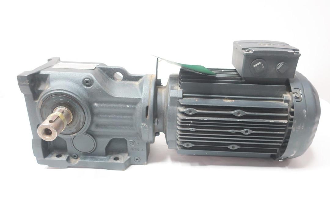 SEW EURODRIVE K57A GEARMOTOR 1735RPM 3HP