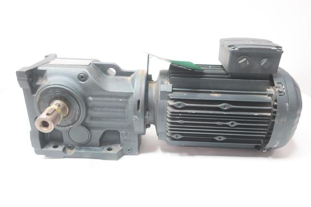 SEW EURODRIVE K57A GEARMOTOR 1735RPM 3HP
