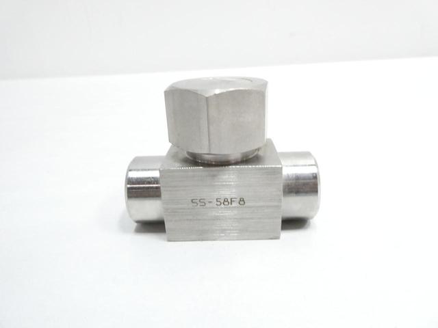 NUPRO SS-58F8 HYDRAULIC CHECK VALVE 1/2IN NPT