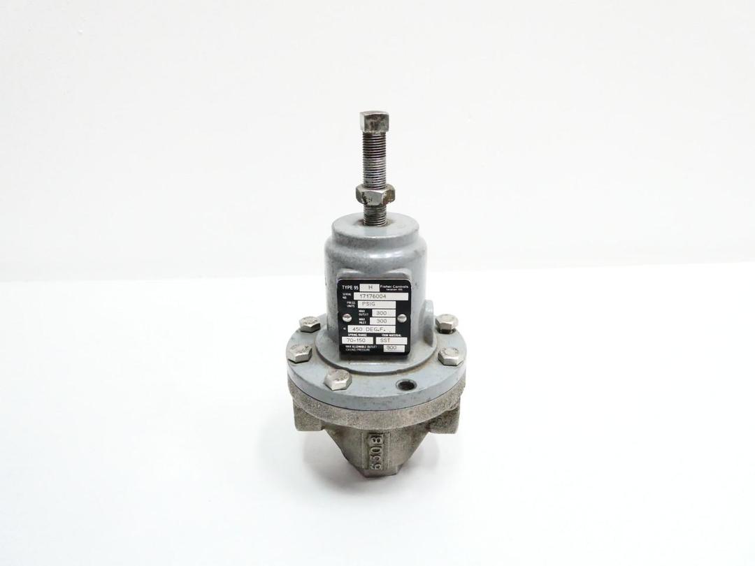 FISHER 95H STEEL THREADED PRESSURE REDUCING REGULATOR VALVE 1/2IN NPT 70-150PSI