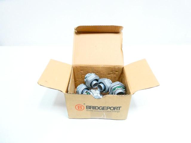 BOX OF 10 BRIDGEPORT 431-LT2 LIQUID-TIGHT CONNECTOR 3/4IN