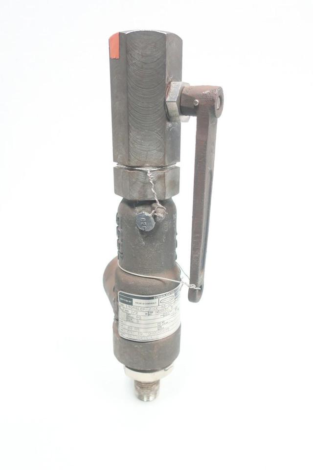 CONSOLIDATED 19096LCF-2-CC-MS-33-MT-FT-LA RELIEF VALVE 20GPM 60PSI 1/2IN NPT