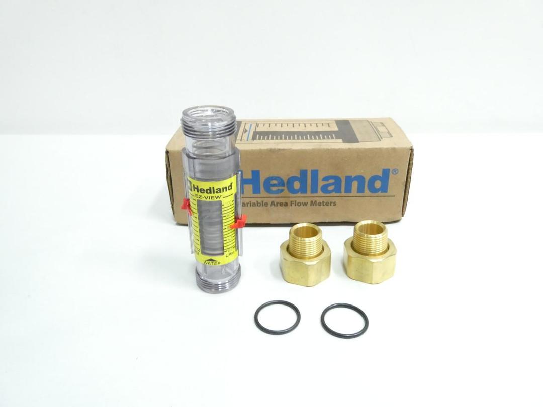 HEDLAND 4NNF8 EZ-VIEW VARIABLE AREA FLOW METER 4-28GPM