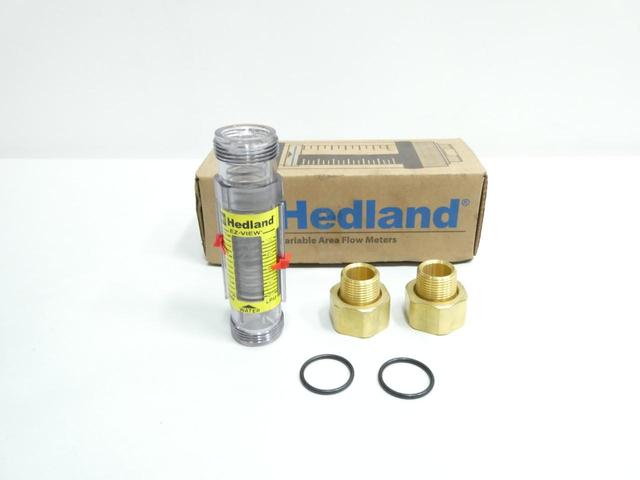 HEDLAND 4NNF8 EZ-VIEW VARIABLE AREA FLOW METER 4-28GPM
