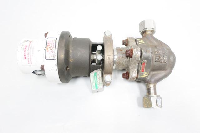 VALTEK I-JR T420-3256-HV PNEUMATIC STAINLESS GLOBE VALVE 1/2IN NPT 150