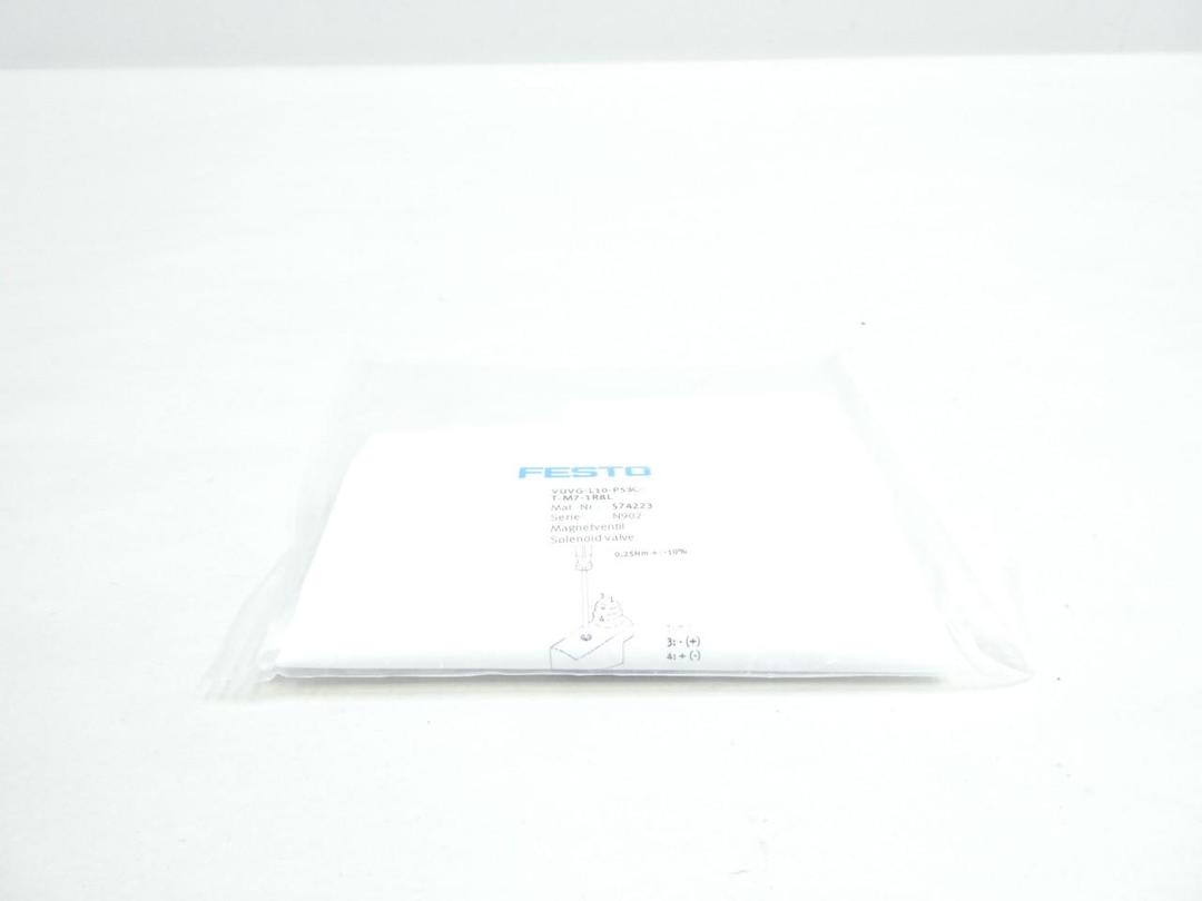 FESTO VUVG-L10-P53C-T-M7-1R8L 574223 SOLENOID VALVE 12/24V-DC