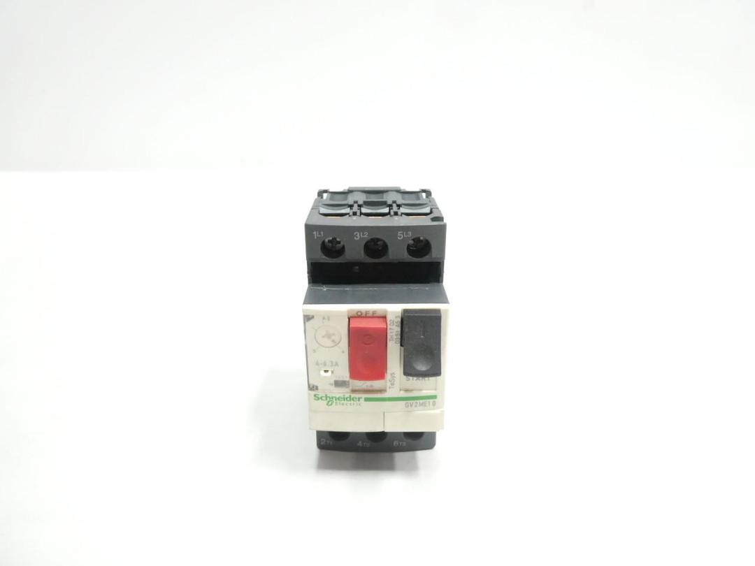 SCHNEIDER GV2ME10 MANUAL STARTER 4-6.3A AMP 5HP
