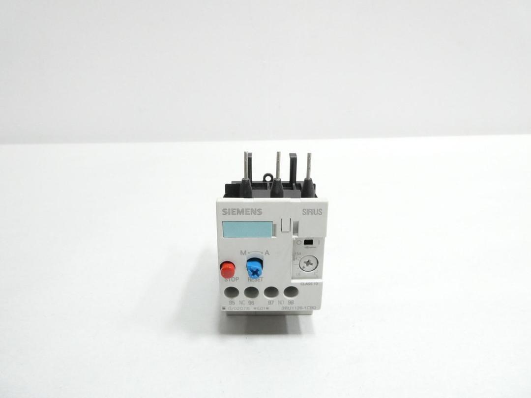 SIEMENS 3RU1126-1CB0 OVERLOAD RELAY 1.8-2.5A AMP
