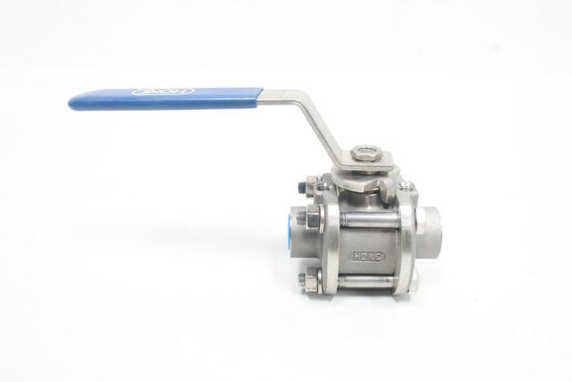 HOKE H7BL2F6YL MANUAL STAINLESS BALL VALVE 3/8IN NPT