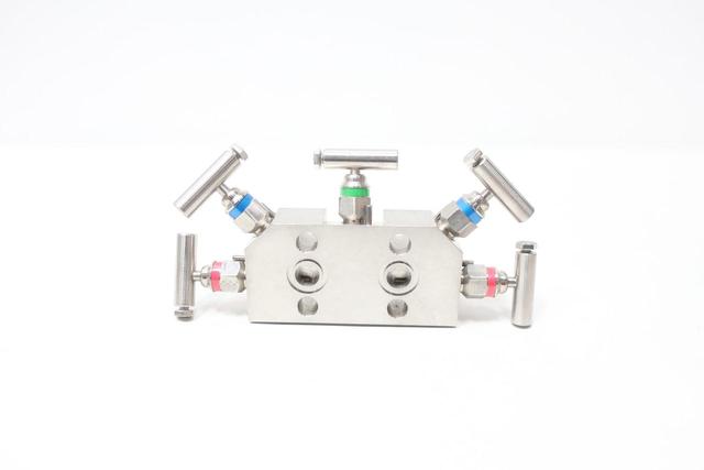 PGI M-818SCT 5 VALVE COPLANAR MANIFOLD ASSEMBLY