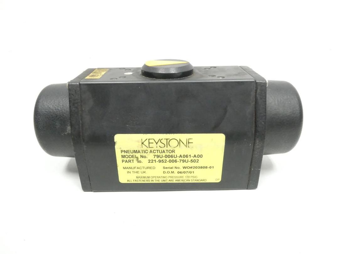 KEYSTONE 79U-006U-A061-A00 PNEUMATIC VALVE ACTUATOR