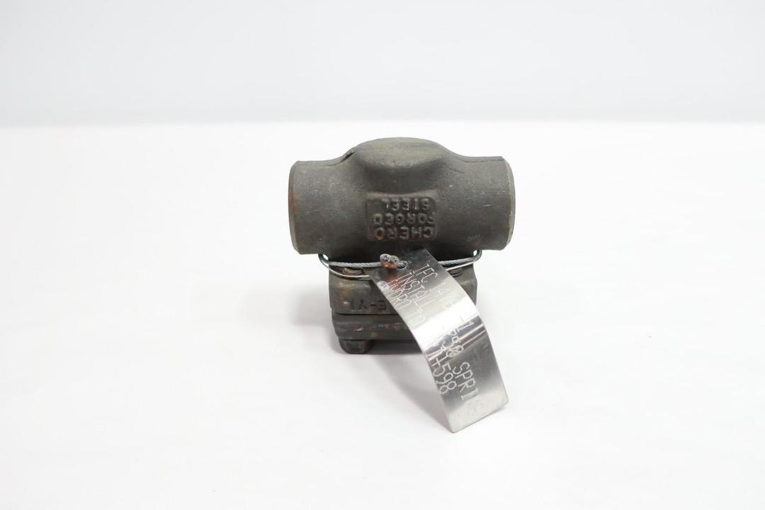 DOUGLAS CHERO FP412/TH STEEL THREADED CHECK VALVE 1/2IN NPT 800