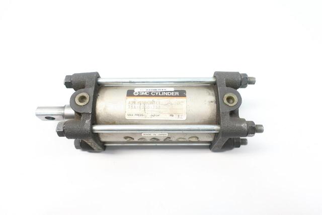 SMC 78A-0150-75B DOUBLE ACTING PNEUMATIC CYLINDER 78MM 1/4IN 75MM