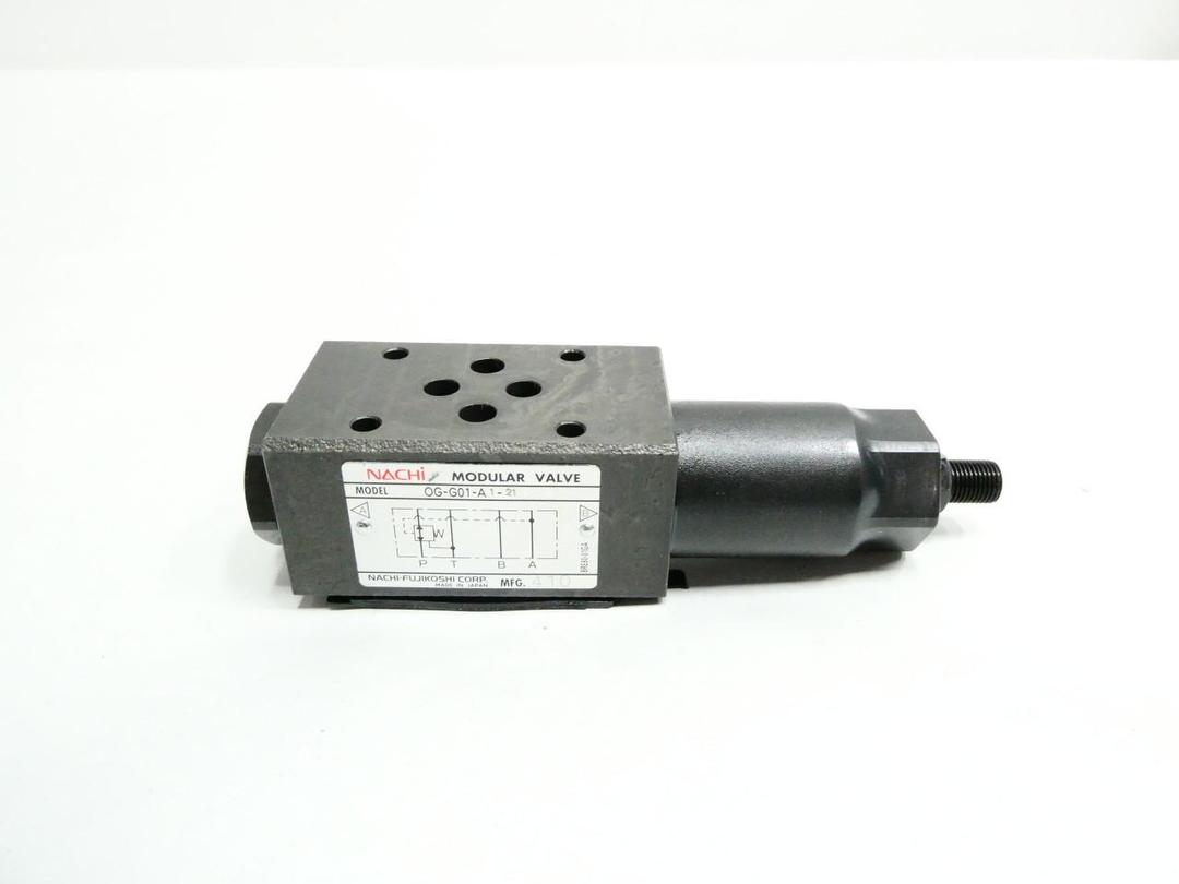 NACHI OG-G01-A1-21 HYDRAULIC PRESSURE REDUCING MODULAR VALVE