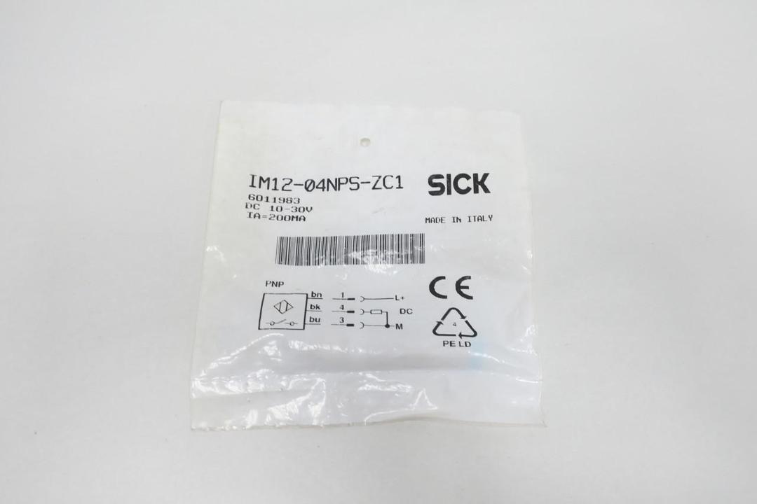 SICK IM12-04NPS-ZC1 INDUCTIVE PROXIMITY SENSOR 10-30V-DC