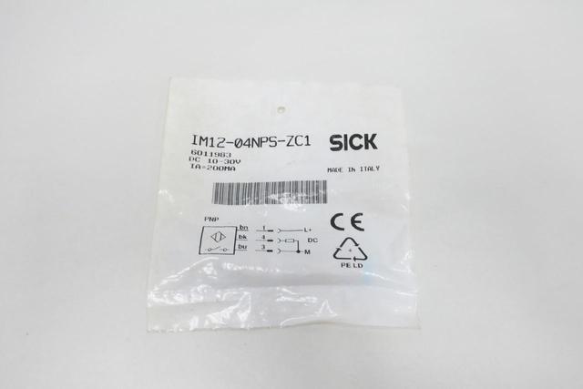 SICK IM12-04NPS-ZC1 INDUCTIVE PROXIMITY SENSOR 10-30V-DC