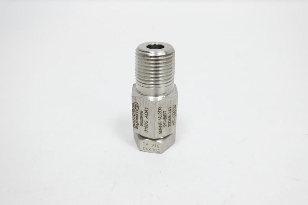 AUTOCLAVE ENGINEERS 6M89N6 STAINLESS ADAPTER 5/8IN X 1/2IN