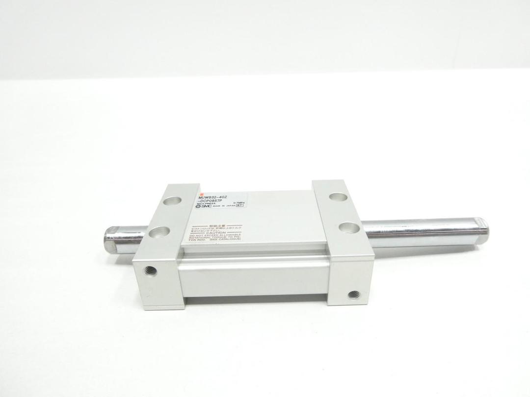 SMC MUWB32-40Z-DCP0857PDOUBLE ROD PLATE CYLINDER 32MM 40MM STROKE 1/4IN 0.7MPA