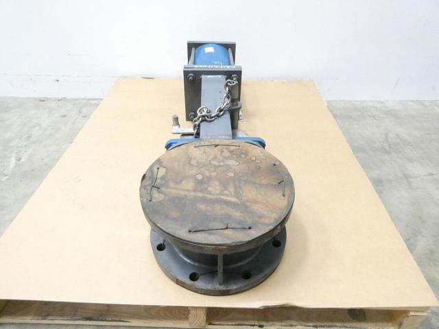 FABRI-VALVE 36R-316 PNEUMATIC STAINLESS FLANGED KNIFE GATE VALVE 8IN 150
