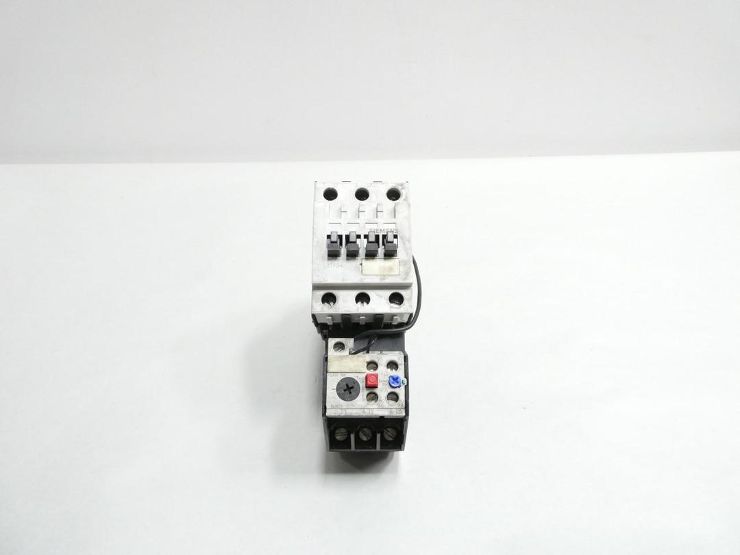 SIEMENS 3TF3400-0B CONTACTOR WITH 3UA55 OVERLOAD RELAY 24V-DC 25-36A AMP 25HP