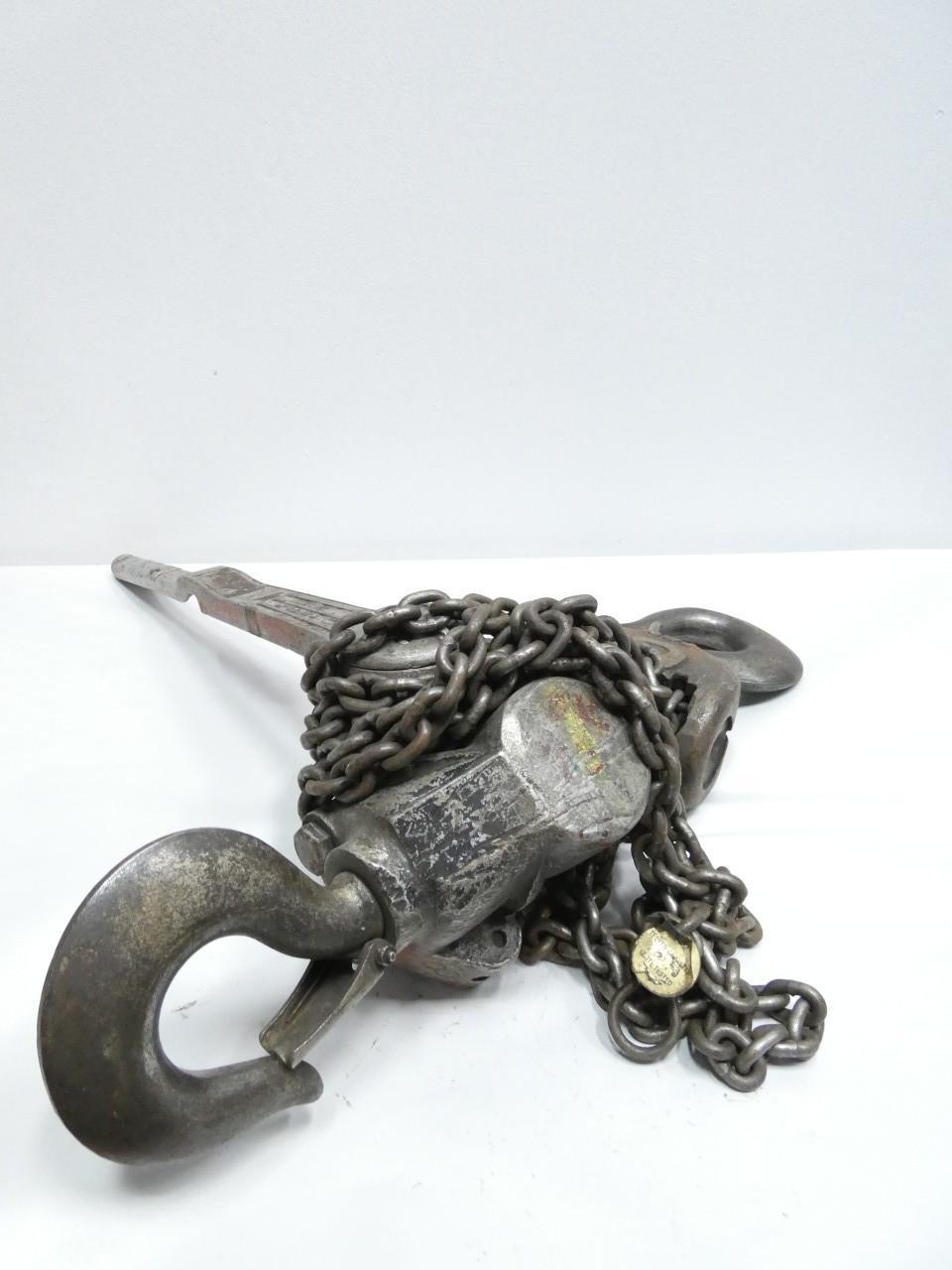 CM COLUMBUS MCKINNON SERIES 640 LEVER CHAIN HOIST 6TON