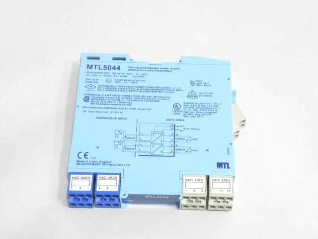 MEASUREMENT TECHNOLOGY MTL5044 TWO CHANNEL REPEATER POWER SUPPLY