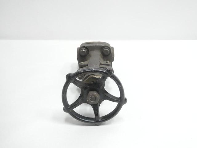 CRANE 3844-U MANUAL STEEL THREADED GLOBE VALVE 1500 1/2IN NPT
