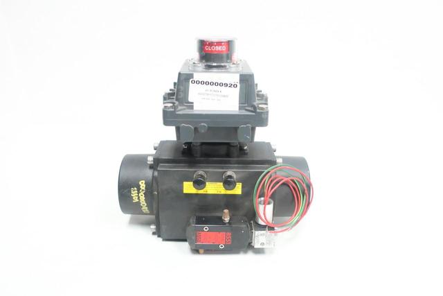 TOPWORX F89U-014-SR10 DXP-M21GNEB PNEUMATIC VALVE ACTUATOR POSITIONER ASSEMBLY