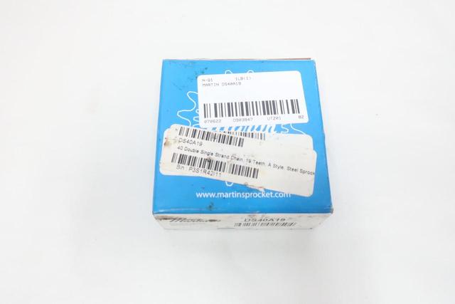 MARTIN DS40A19 DOUBLE ROLLER CHAIN SPROCKET 5/8IN 19T