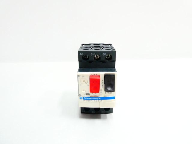 TELEMECANIQUE GV2ME07 MANUAL STARTER 1.6-2.5A AMP 1-1/2HP