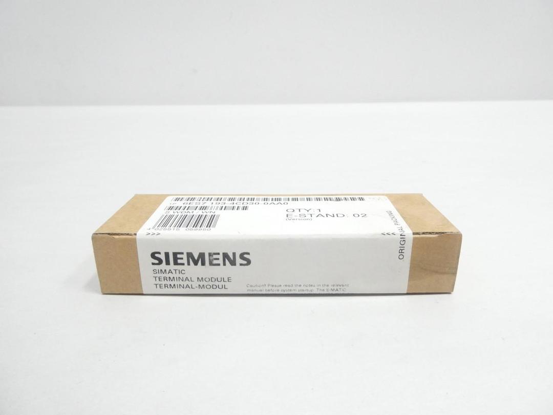 SIEMENS 6ES7 193-4CD30-0AA0 SIMATIC TERMINAL MODULE