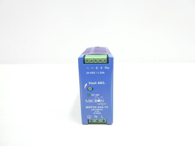 MICRON MDP30-24A-1C POWER SUPPLY 100-240V-AC 24V-DC 30W