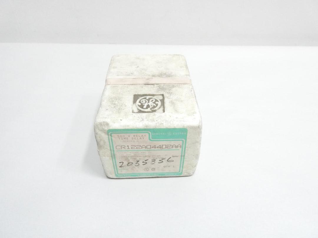 GENERAL ELECTRIC GE CR122A04402AA TIME DELAY RELAY 115V-AC