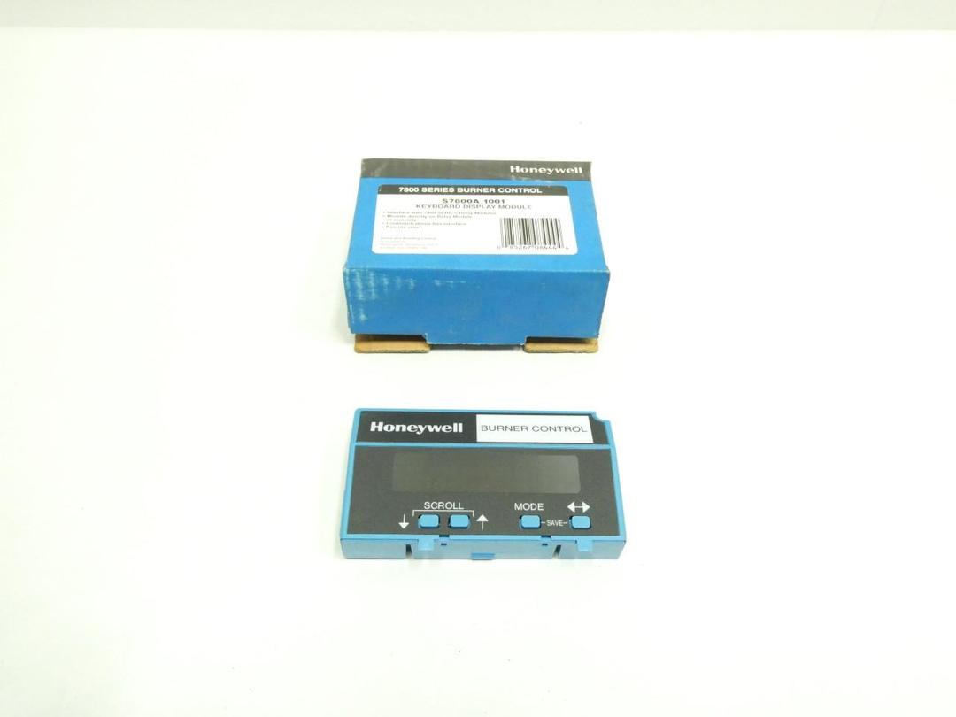 HONEYWELL S7800A 1001 BURNER CONTROL KEYBOARD DISPLAY MODULE