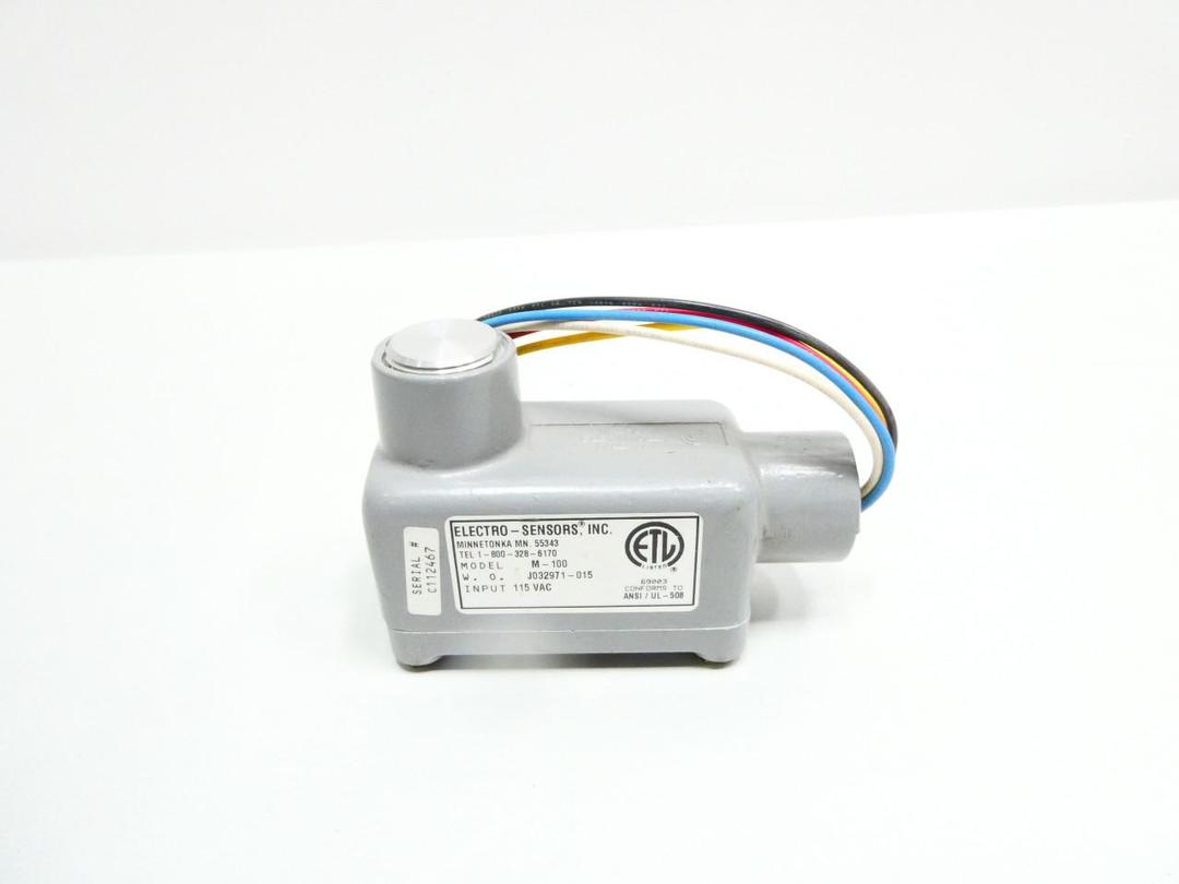 ELECTRO-SENSORS M-100 SPEED SWITCH 115V-AC