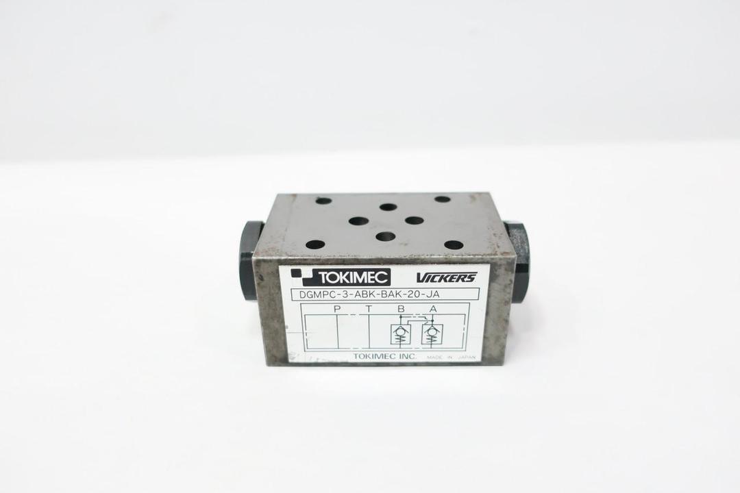 VICKERS DGMPC-3-ABK-BAK-20-JA HYDRAULIC CHECK VALVE