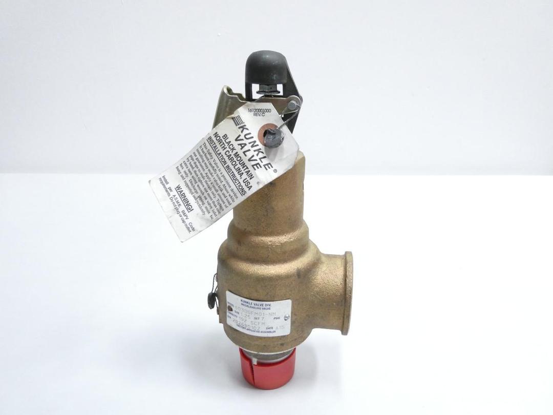 KUNKLE 6030GFM01-NM THREADED RELIEF VALVE 7PSI 1-1/4IN NPT