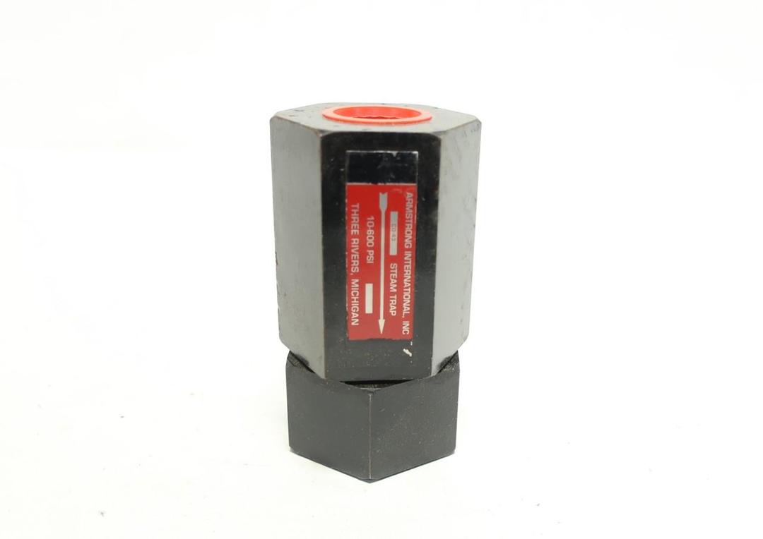 ARMSTRONG B4908 STEAM TRAP STEEL THREADED 10-600PSI 1IN NPT