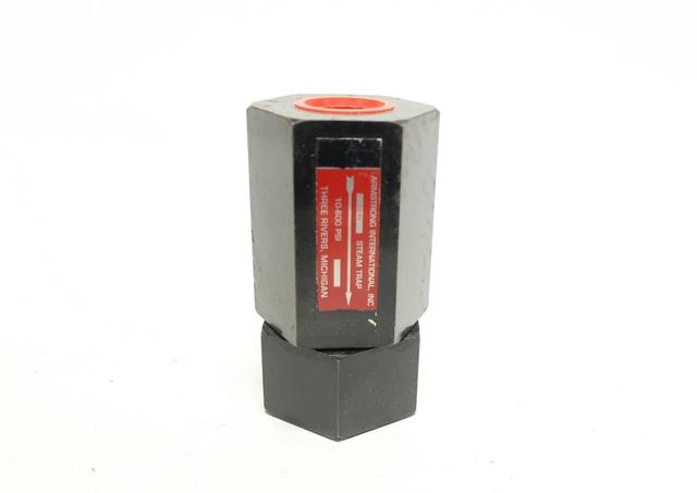 ARMSTRONG B4908 STEAM TRAP STEEL THREADED 10-600PSI 1IN NPT