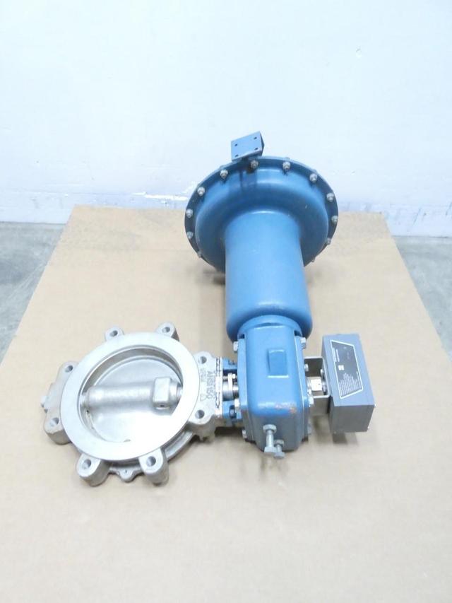 DEZURIK 19620153R001 BHP BLX R300 STAINLESS BUTTERFLY CONTROL VALVE 8IN 150