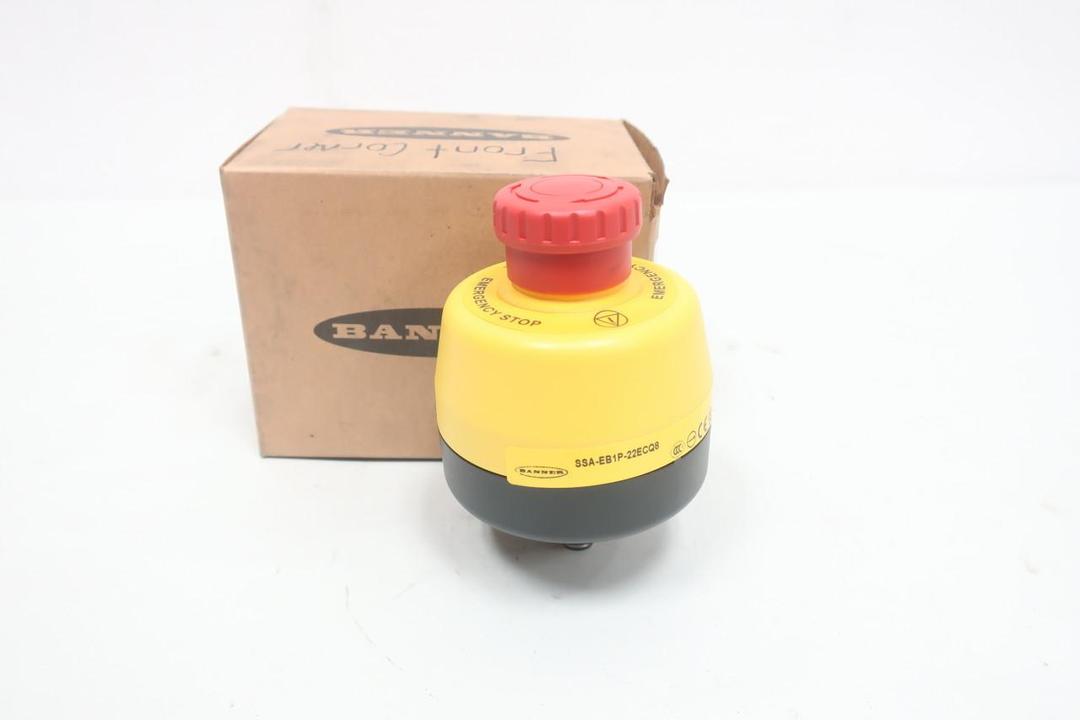 BANNER SSA-EB1P-22ECQ8 EMERGENCY STOP BUTTON