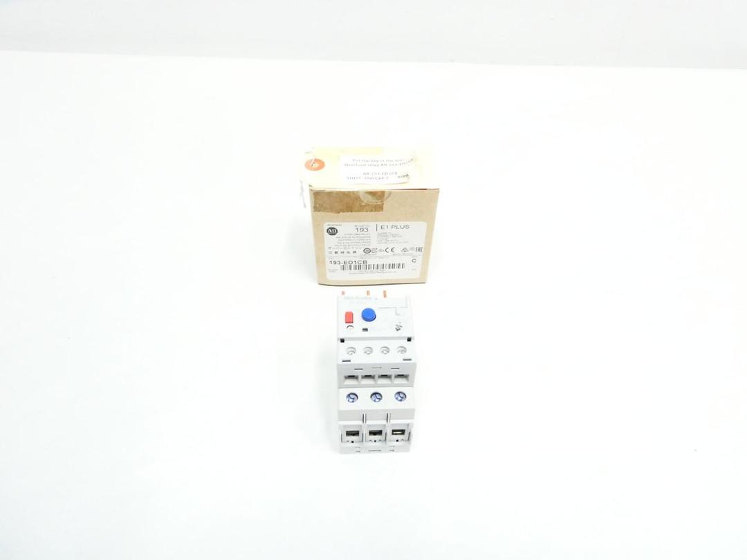 ALLEN BRADLEY 193-ED1CB OVERLOAD RELAY 1-5A AMP