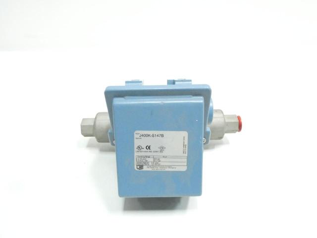 UE UNITED ELECTRIC J400K-S147B PRESSURE SWITCH 3-30PSI 480V-AC