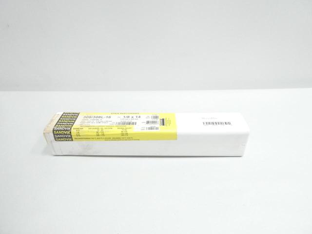 SANDVIK 2E308L16128 ELECTRODE 308/308L-16 1/8IN 14IN 9LB